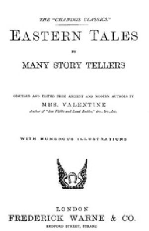 [Gutenberg 26358] • Eastern Tales by Many Story Tellers